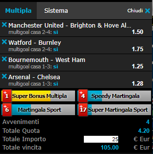 scommesse pronte Premier League 2019-01-19