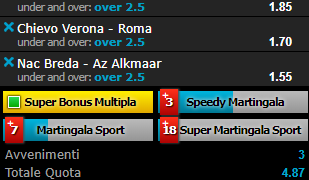 Scommesse vincenti 08-02-19