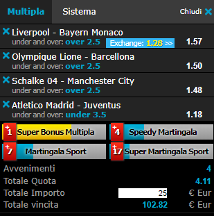 scommesse pronte Champions League 2019-02-20