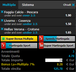 scommesse pronte Serie b 2019-02-09