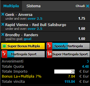 scommesse pronte di oggi 2019-02-24