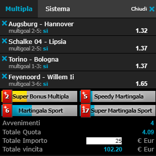scommesse pronte di oggi 2019-03-16