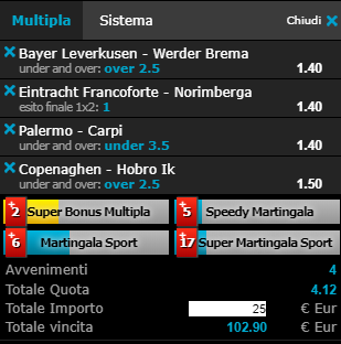 scommesse pronte di oggi 2019-03-17