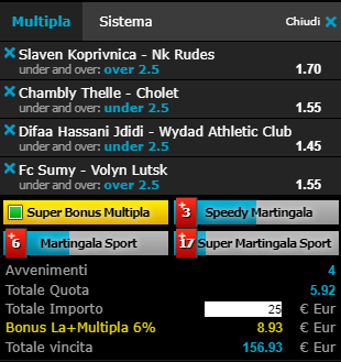 scommesse pronte di oggi 2019-03-29