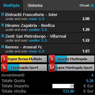 scommesse pronte Europa League 2019-03-07