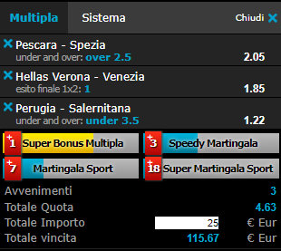 scommesse pronte Serie b 2019-03-02