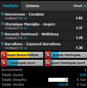 scommesse pronte di oggi 2019-03-30