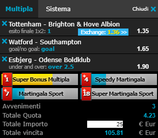 scommesse pronte di oggi 2019-04-23