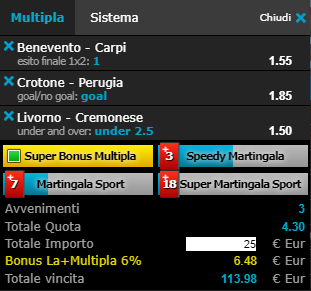 scommesse pronte Serie b 2019-04-02