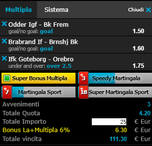 scommesse pronte di oggi 2019-06-01