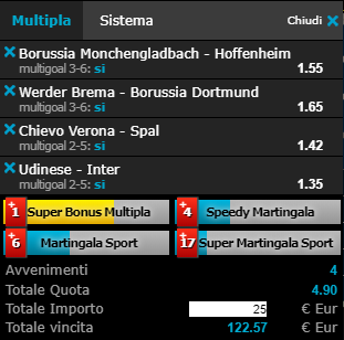 scommesse pronte di oggi 2019-05-04