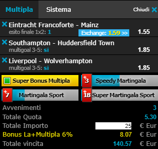 scommesse pronte di oggi 2019-05-12