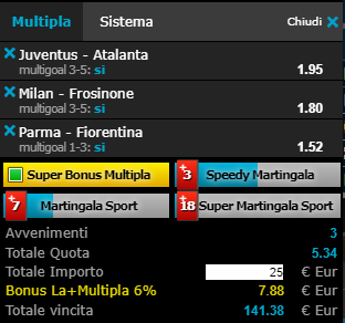 scommesse pronte di oggi 2019-05-19