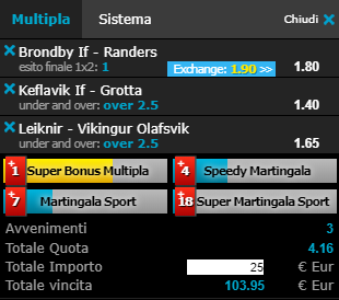 scommesse pronte di oggi 2019-05-31