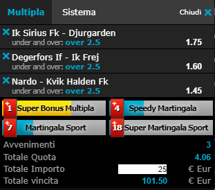 scommesse pronte di oggi 2019-06-01