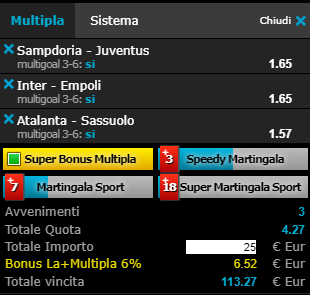 scommesse pronte di oggi 2019-05-26