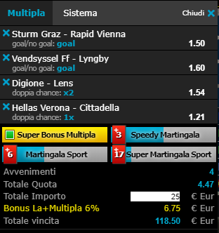 scommesse pronte di oggi 2019-06-02