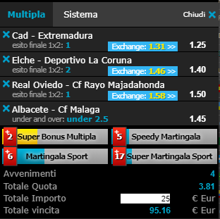 scommesse pronte di oggi 2019-06-04