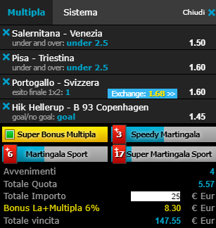 scommesse pronte di oggi 2019-06-05