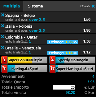 scommesse pronte di oggi 2019-06-19