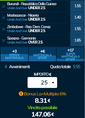 scommesse pronte di oggi 2019-06-30