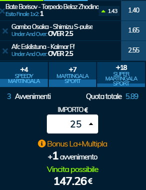 scommesse pronte di oggi 2019-07-13