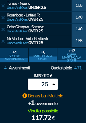 scommesse pronte di oggi 2019-07-17