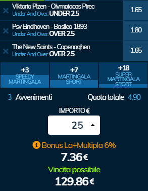 scommesse pronte di oggi 2019-07-23