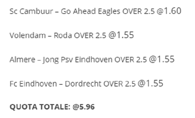 schedina vincente 16-08-19