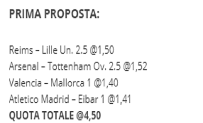 schedina vincente 01-09-19