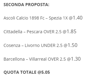 scommessa vincente 24-09-19