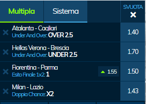 scommesse pronte Serie a 2019-11-03