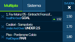 scommesse pronte di oggi 2019-12-02