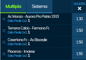 scommesse pronte Serie a 