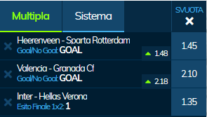 scommesse pronte di oggi 2019-11-09