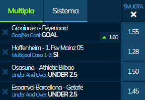 scommesse pronte di oggi 2019-11-24