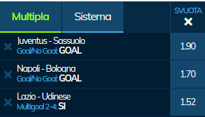 scommessa serie a 01-12-19
