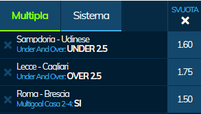 scommesse pronte Serie a 2019-11-24