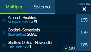 scommesse pronte di oggi 2019-12-05