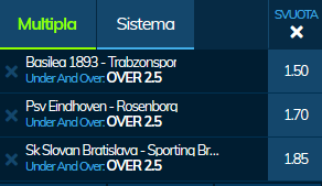 scommesse pronte di oggi 