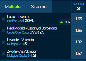 scommesse pronte di oggi 2019-12-07