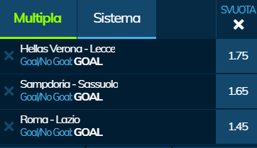 scommesse pronte Serie a 2020-01-26