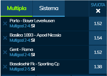 scommesse pronte Europa League 2020-02-27