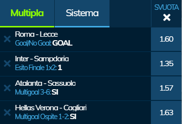 scommesse pronte Serie a 2020-02-23