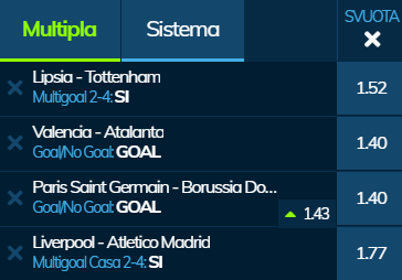 scommesse pronte Champions League 2020-03-10