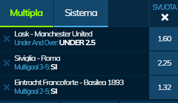 scommesse pronte Europa League 2020-03-12