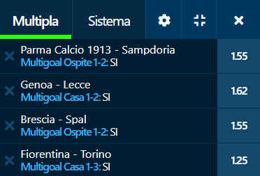 scommesse pronte Serie a 2020-07-19