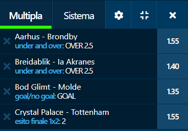 scommesse pronte di oggi 