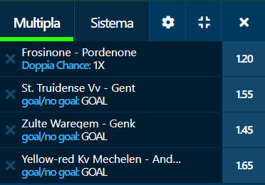 scommesse pronte di oggi 