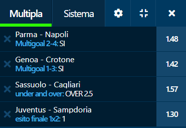 scommesse pronte Serie a 2020-09-20